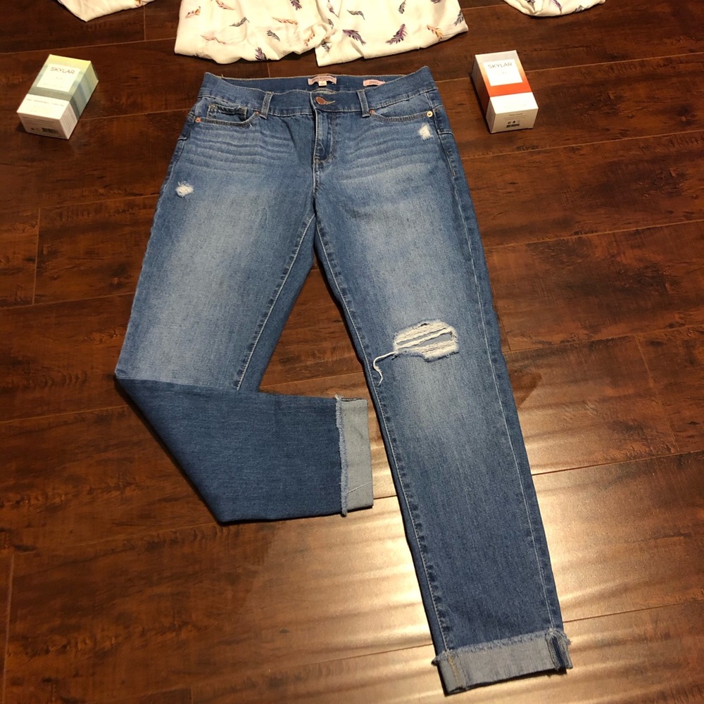 Juicy Couture 7/8 skinny jeans!